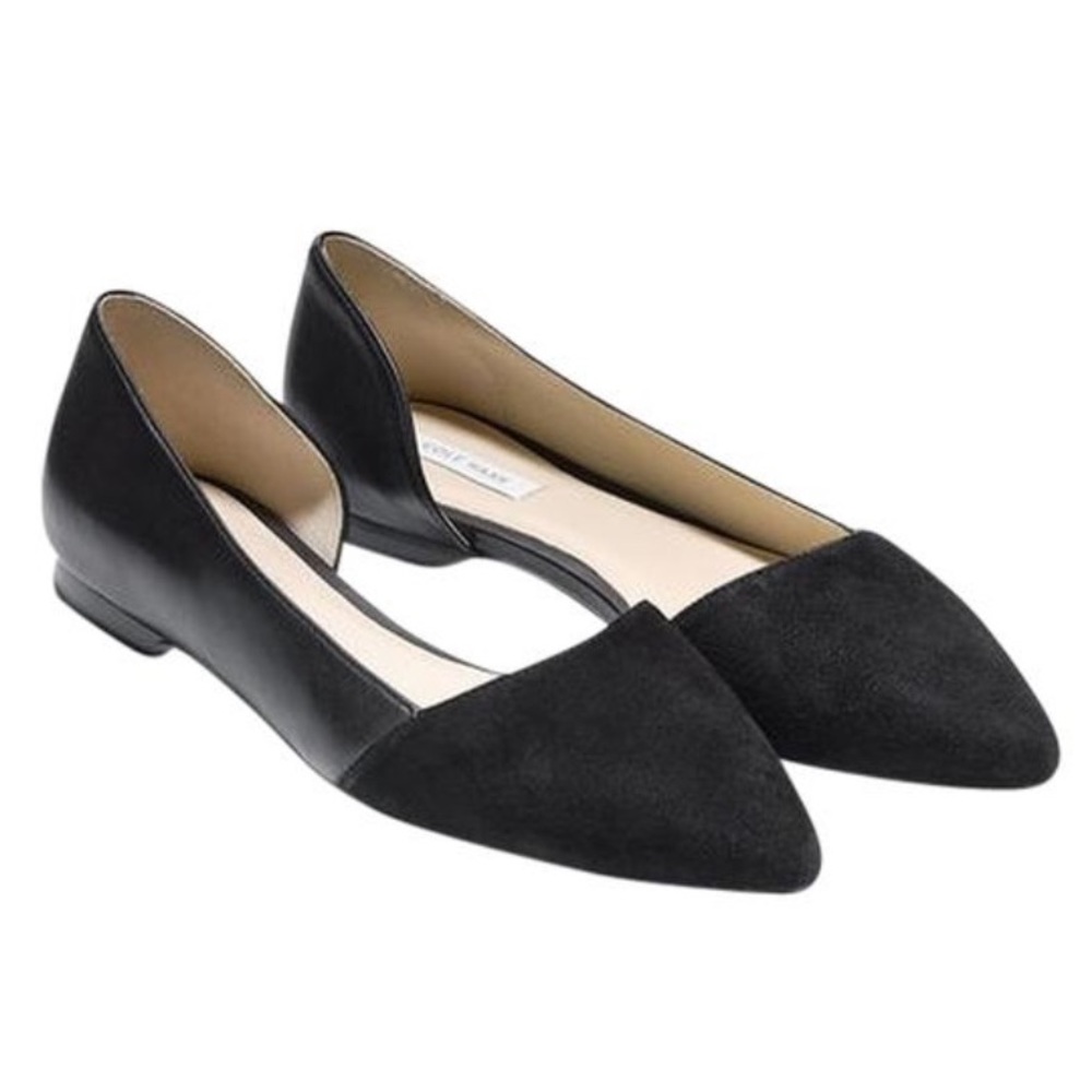 Cole Haan Hepworth suede/leather d’orsay flats, 10